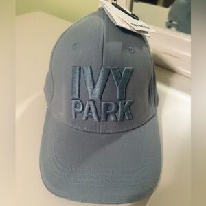 🆕 Beyoncé IVY PARK baseball hat. Tonal 3-D logo in porcelain blue, Rare NWT🧢🩵